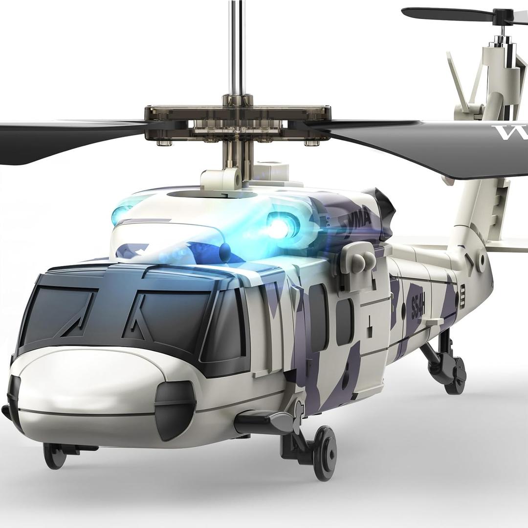 SYMA Remote Control Helicopter, S54H RC Helicopter for Adults with One-Key Take Off/Landing, Gyro Stabilizer, Altitude Hold, 3.5 Channel, 7-10 Min Flight Time - Helicptero de Control Remoto