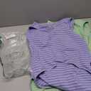 Koneseve Dog Shirt 2 Pack Breathable Sleeveless Vest, Stretchy & Soft, Purple & Vivid Green Size 5XL (5XL-(50~77lb) | Chest(~35"))