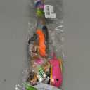 Retractable Cat Teaser Wand Toy, Cat Toys for Indoor Outdoor Cats Interactive Fishing Rod with 8 Pcs Refills Feather Toy, Plush Mouse Caterpillar & Fish