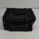 Small Duffel Bag 17 inch Carry On Weekender Bag for Travel Gym Sport (17x10x9 in) - Black