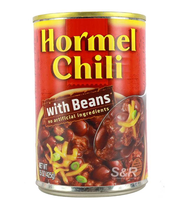 Hormel Chili with Beans 425g, Pack of 2,  BBD 04/2029