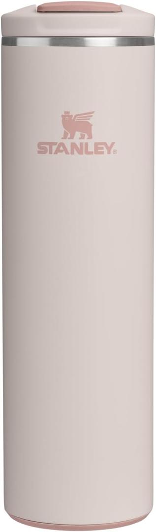 STANLEY Transit FlipTop Mug | Leakproof Coffee Travel Cup | Vacuum Insulated Stainless Steel | Stays Hot or Cold for Hours | BPA-Free | 20 oz | Rose Quartz