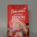 Delectables Lickable Spoon Handheld Wet Cat Treats Made with Real Salmon, Quick & Easy Creamy Puree, Mess Free, Grain-Free, No Added Fillers, No by-Products, No Added Preservatives, Salmon 32ct (EXP 03/17/28)