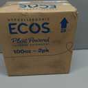 ECOS Laundry Detergent Liquid, 200 Loads - Dermatologist Tested Laundry Soap - Hypoallergenic, EPA Safer Choice Certified, Plant-Powered - Lemongrass, 100 Fl Oz (Pack of 2)