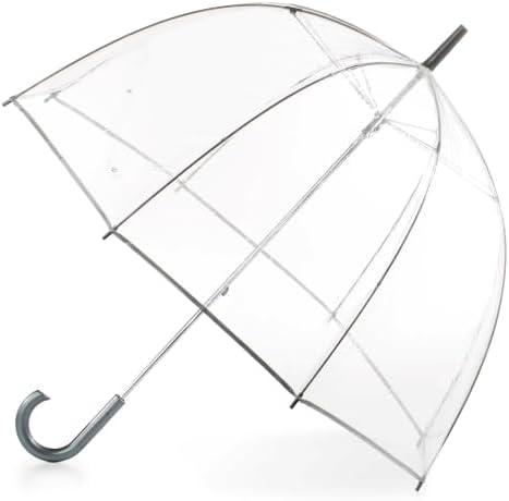 totes Adult Clear Bubble Umbrella with Dome Canopy and Lightweight Wind and Rain Protection (Adults - 51" Canopy, Clear - 6pk)