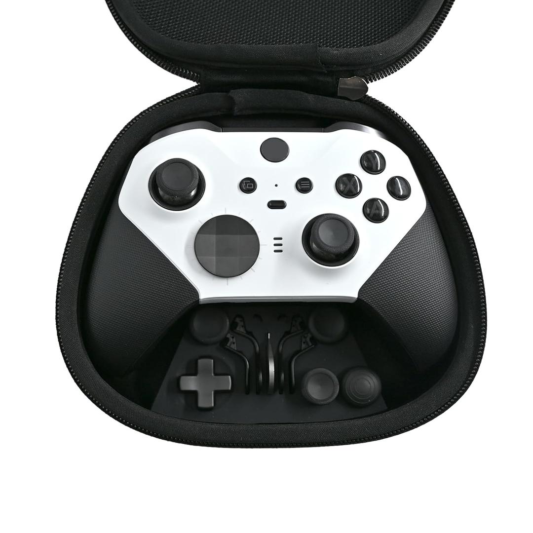 Unofficial Customized Elite Series 2 Controller-Panda Black,Gamepad Compatible with Xbox Elite Series 2 Controller,Custom Soft Touch Feel,Gaming Controller Compatible for Xbox Series S/X,Xbox One,With Accessory Bag