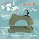 Nuby Boogie Buggy 3-in-1 Scooter for Kids - Walker, Scooter & Caster Board - Indoor & Outdoor Ride-On Toy for Ages 12+ Months - Green