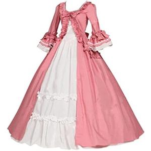 1791's lady Women's Victorian Rococo Dress Inspiration Maiden Costume 2XL