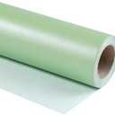 RUSPEPA Sage Green Matte Wrapping Paper, Mini Roll, Green Solid Color Pearly-luster Paper Perfect for Easter, Birthday, Wedding, Baby Shower, Christmas, DIY Bouquet, 17 Inches X 32.8 Feet