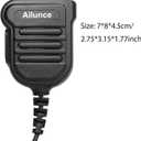 Retevis RT48 Ailunce HA1G Shoulder Speaker Mic,IP67 Waterproof Original Speaker Microphone, for HD1 HD2 HA1UV RT48H RT29 NR30 NR30D NR30S,Compatible with Motorola GP328 Plus Walkie Talkie(1 Pack)