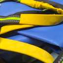 12FT Water Trampoline for Lake, Inflatable Floating Trampoline | Blue Inflatable Lake Trampoline Heavy Duty Water Swim Platform for Lake Ocean with Ladder & Ropes