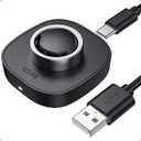 Travel-Friendly Smart Ring Charger, Compatible with Oura Ring Gen3 Charger Size 9, Fast and Safe Charging with USB-C Cable (Black) - Essential for Smart Ring Users