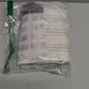 jinchan Gray Striped Linen Kitchen Curtains 24 Inch Cafe Tier Curtains Balanced Stripe Farmhouse Small Drapes for Bathroom Laundry Over Sink Half Window Light Filtering 2 Panels Grey on Linen