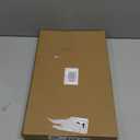 Acrylic Vanity Serving Tray14"x8.5" Decorative Capsule Shape Tray for Bathroom, Dresser, Coffee Table  Sleek Minimalist Lucite Tray for Perfume, Jewelry, Makeup Organizer (1pack, Glossy White)