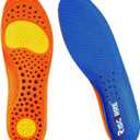 Insoles for Men and Women- Support Shock Absorption Cushioning Sports Comfort Inserts, Breathable Shoe Inner Insole for Running Walking Hiking Working(M) (M:Men:7-9|Women:8-10, Orange)