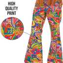 fun shack Brown Waistcoat Costume for Men, Hippie 60s 70s Themed Outfit, Retro Mens Costume for Parties and Events, Large 