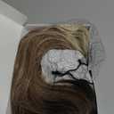 Ash Blonde Wigs for Women Girls Short Bob Wig Short Curly Wavy Ash Blonde Wig With Bangs Heat Resistant Synthetic Wigs for Cosplay Costume Party