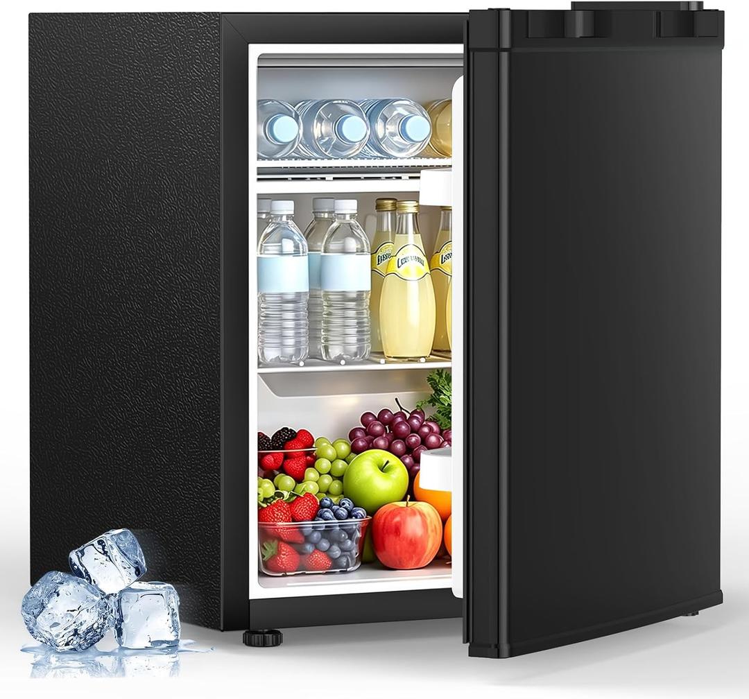 Electactic 1.3 Cu.Ft Mini Fridge, Single Door Compact Refrigerator