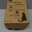 PAPIFEED Smart Automatic Cat Feeders Pet Feeder : WiFi Pet Feeder with APP Control for Remote Feeding, Detachable for Easy Clean,Stainless Steel Bowl,1-10 Meals Per Day for Dog (6L/25Cup)