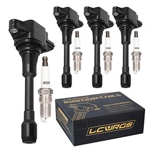 Set of 4 Ignition Coil Pack and Spark Plugs Fits for 2007 2008 2009 2010 2011 2012 2013 Nissan Altima Versa Sentra Rogue Cube NV200 2.5 1.8 1.6 2.0 L4 Spark Plugs Coil Packs Replaces# UF549 & 9029 Set of 4 Ignition Coil Pack and Spark Plugs Fits for 2007 2008 2009 2010 2011 2012 2013 Nissan Altima Versa Sentra Rogue Cube NV200 2.5 1.8 1.6 2.0 L4 Spark Plugs Coil Packs Replaces# UF549 & 9029