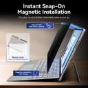 Magnetic Privacy Filter Compatible with Microsoft Surface Pro 10 (2024) / Pro 9 (2022) / Pro 8 (2021) / Pro X (2021, 2019), 13 Inch Removable Anti Spy Glare Blue Light Privacy Screen