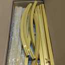 Wokceer Wedding Arch Backdrop Stand 7.2FT, 6FT Gold Metal Arch Stand Set of 2 for Birthday Party Wedding Ceremony Baby Shower Graduation Decoration