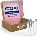 Oral-B iO Series Gentle Care Electric Toothbrush Replacement Brush Heads for an Oral-B Electric Toothbrush, 4 Count, White