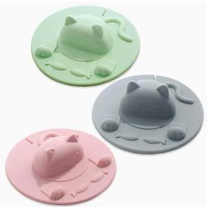 3PCS Silicone Cup Covers, Multicolored Silicone Lids for Mugs, Cups, Tea Pots,Flexible Mug CoversHot Cup Lids for Coffee & Tea(1set 3color)