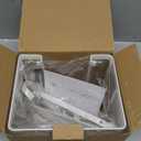 ORLESS Over The Door/Wall Mount Ironing Board Hanger, Laundry Room Iron and Ironing Caddy Board Storage Holder Cream