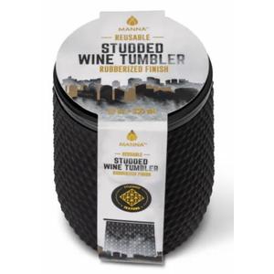 Manna Reusable Studded Wine Tumbler 12 Oz