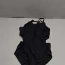 Century Star Girls' One Piece Swimsuits 2025 for Teens Bathing Suits Cut Out Swimwear Sport Cute Tween Kids 10-15 Years UPF 50+ Black 14-15 Years, S