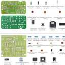 Soldering Practice Project Kit 5in1,Learn Solder