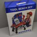 Kids Tool Bench Set, 142Pcs Toddler Tool Toy Playset with Electric Drill & Realistic Tools, STEM Building Pretend Play Construction Toys for Boys, Toddlers Toys Gifts for Ages 3 4 5 6 7 Year Olds