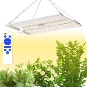 yadoker Ceiling Grow Light for Indoor Plants, 540 LEDs Full Spectrum Halo Plant Light, Safe Voltage Growing Lamp with 4/8/12H Auto Timer, 10 Level Dimmable, Grow Lamp for Tall Large Indoor Plants