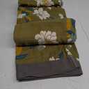 Boho Throw Blanket for Bed - 100% Pure Cotton Ultra Soft Rustic Quilt - Farmhouse Decor Bed Blankets, All Season Rustic Throw for Sofa Couch Chair(91''x 98'', Flower Branch)