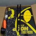 Kids Basketball Hoop GILIKOKO Adjustable Height 3.6 ft-6.2 ft Indoor Outdoor Toddler Plastic Basketball Goal Outside Yard Games Toys Gifts for Children (black)