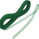 MECCANIXITY 50 Yards Stiff Horsehair Braid 0.6 Inch Wide for Polyester Boning Sewing Wedding Dress Dance Formal Dress Accessories,Green
