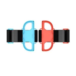 Wrist Bands for Switch 2 - IINE Adjustable Controller Elastic Straps for Motion Gaming, 2 Pack Comfortable & Hands-Free Gaming Experience for Adults & Children, Orange, Blue