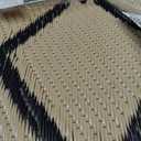 Smiry Waterproof Outdoor Rug 8x10 ft, Reversible Plastic Straw Patio Camping Rugs, Outdoor Indoor RV Mat Carpet for Patio, Outside Entry, Backyard, Deck, Bench, Picnic, Camper, Black & Beige