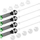 W11130362 Washer Suspension Rod Kit for Whirlpool WTW5000DW3 WTW5000DW2 WTW5000DW1 Maytag MVWX655DW1 MVWC565FW2 MVWC565FW1 Kenmore 11022352510 11025132410 Crosley CAW42114GW0 CAW45125LW0 Waher