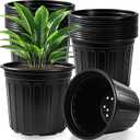 20 Pack 3 Gallon Plant Nursery Pots,Plastic Seedling Pot with Drainage Holes,Large Flexible Garden Flower Plant Container for Indoor Outdoor Plants,Potting,Cuttings,Transplanting,Black