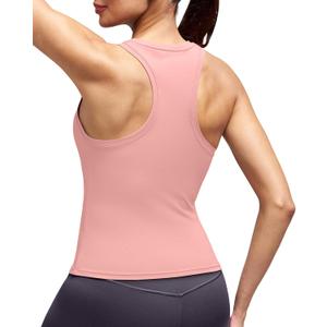 Alaroo Workout Tops for Women Sleeveless Racerback Tank Tops (Pink, L)