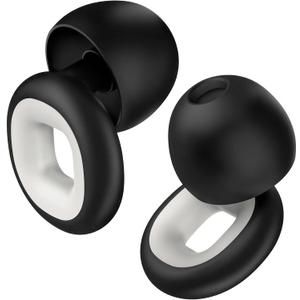 Ear Plugs for Sleeping & Motorcycle Wind Noise, Reusable Noise Cancelling Earplugs with Soft Flexible Silicone for Hearing Protection, Sleep, Concerts & Focus, NRR 28dB, 8 Tips S/M/L/XL
