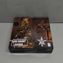 Christmas Tree Topper Star, 8.7" 31 LED Christmas Tree Decoration Lights, AA Battery Powered Small Xmas Tree Decor for Christmas, Scene Decor, Festivals Decor (Warm White)