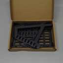 Ctemnpho Large Label Holder for Rolls and Fan-Fold Labels, Basket, Stand Desktop Printer Accessory for Home, Office (Black, Large)