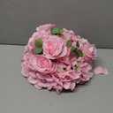 NUPTIO Flower Balls Flowers for Centerpieces: 10 Pcs 11.8 inch Diam Pink Artificial Rose Fake Flower Arrangement Bouquet for Wedding Party Tables Decorations