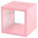 Pink Card Box Wedding Favors Gift Card Boxes Post Box Cardboard Receiving Money Box Holder for Wedding Reception, Baby Showers, Anniversary, Birthday Party, Retirement, Graduation Envelope Holder