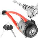 Front Left Door Lock Cylinder Set Ignition Switch Ignition Lock Cylinder Switch with 2 Keys Fit for Hyundai Elantra 2011-2015,Replace 81910-3XA00 81970-3XA00