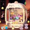 Skirfy Claws Machines for Kids Bear,Vending Machines Toys with SoundLights and Furbys for Girls,Arcades Games Toys for Ages 8-13,Birthday Party for 6 7 8 9 Year Old Boys Girls
