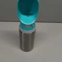 Portable Dog Water Bottle, 14 OZ, Stainless Steel Leak Proof Puppy Water Dispenser with Drinking Feeder for Pets Travel, Walking, Hiking and Outdoor Activities